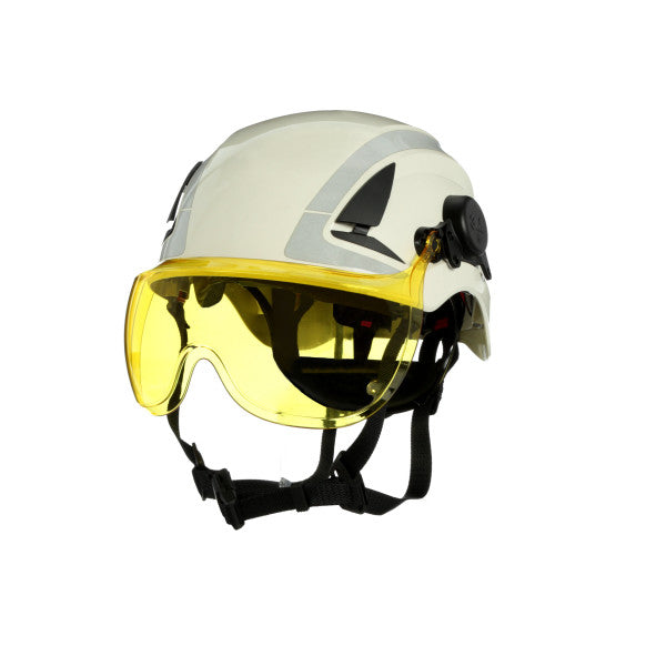 3M™ SecureFit™ Kort vizier voor X5-serie Veiligheidshelm, X5000 en X5500, amber anti-condens krasbestendig polycarbonaat, X5-SV03-CE