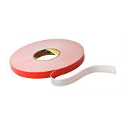 3M ™ VHB ™ Strukturmetall -Stadband W20F - Weiß - 20 mm x 16,5 m - 2 Teile mm | 1 Übertreibung von 3 Rollen