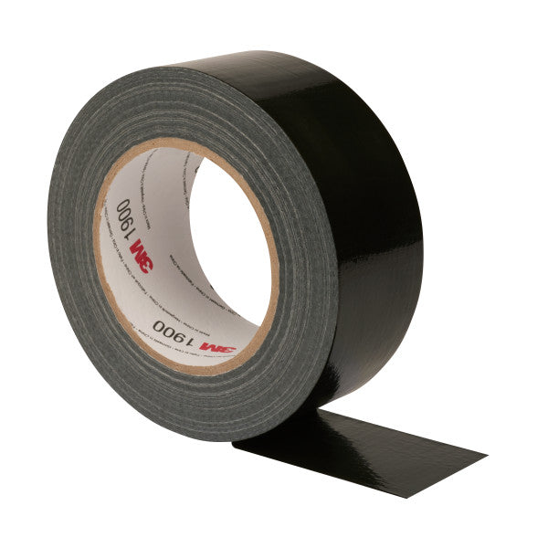 3M™ Economy Duct Tape 1900, Zwart, 75 mm x 50 m, 0.17 mm