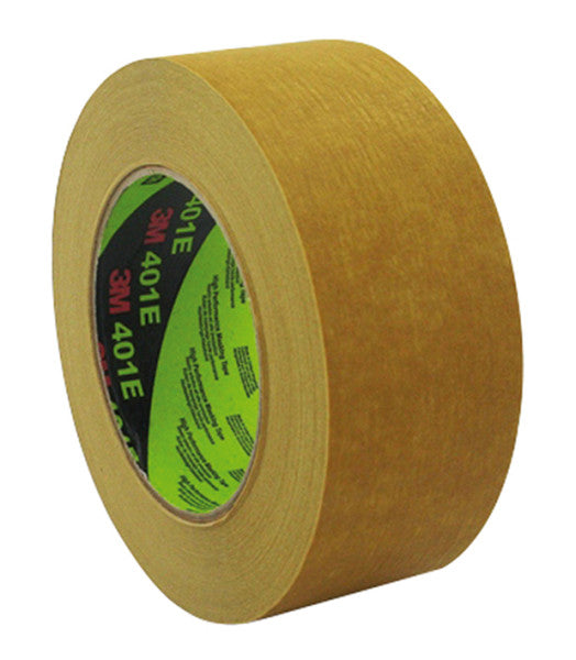 3M™ Masking Tape 401E, Brown, 24 mm x 50 m