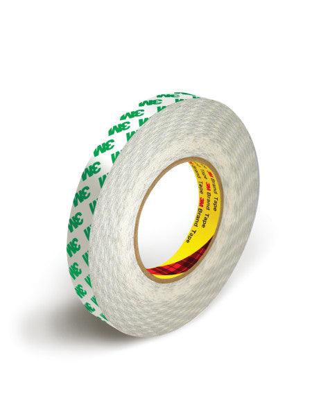 3M™ Dubbelzijdige PVC Tape 9087, Wit, 25 mm x 50 m, 0.26 mm