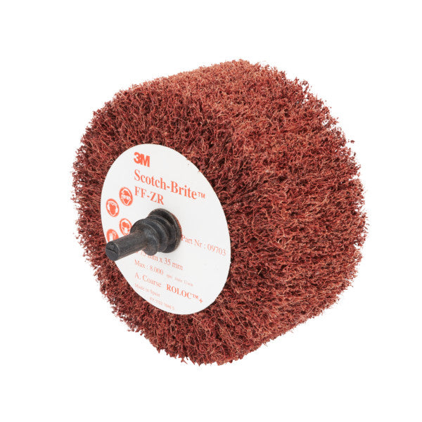 Scotch-Brite™ Roloc™+ Clean &amp; Finish Flap Wheel FF-ZR, 75 mm x 35 mm, A CRS