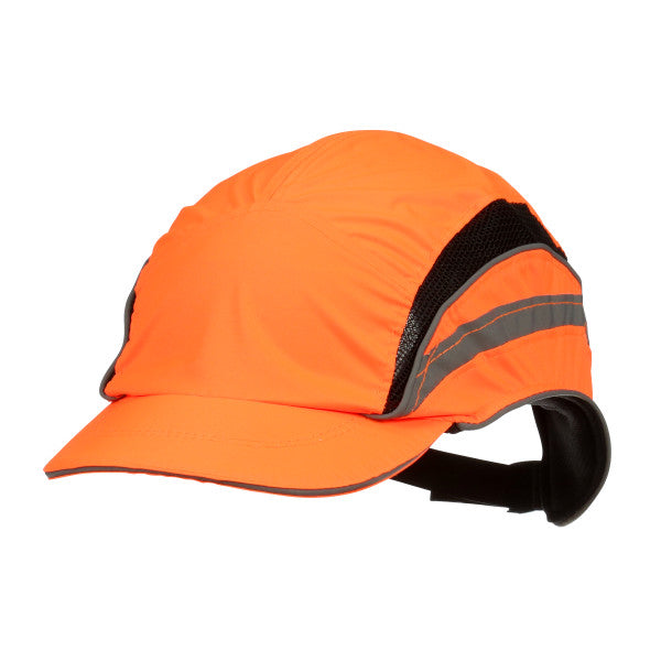 3M™ First Base™ 3 Stootpet 2021874, Classic, hi-viz, oranje, korte klep, 55 mm