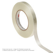 3M™ ET 1339 Polyester Tape - glasvezel versterkt - Transparant - 584 mm x 55 m x 0,17 mm | 1 Overdoos van 1 Rol