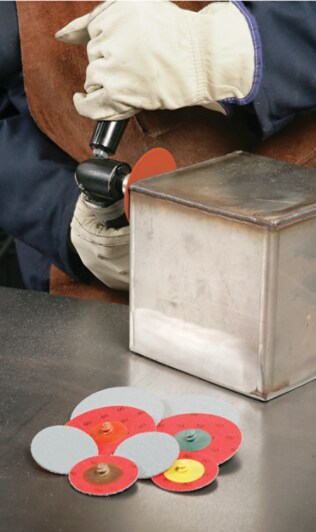 3M™ Pneumatic Mini Angle Grinder, 50 mm, 0.5 HP, 20,000 RPM, 6 mm Arbor