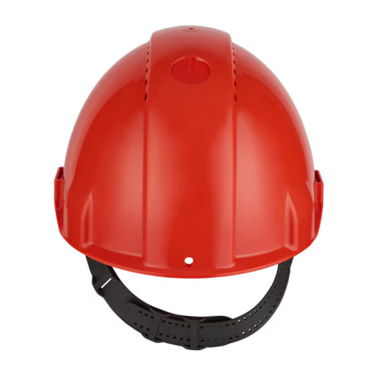 3M™ Safety Helmet, Uvicator, Pinlock, Ventilation, Plastic Sweatband, Red, G3000CUV-RD