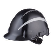 3M ™ Sicherheitshelm - Uvicator - Ratschenanpassung - Belüftung - Reflektieren - Plastik -Schweißband - Schwarz - G3000NUV -r -SV | Rabattpalette und 160 Stücke