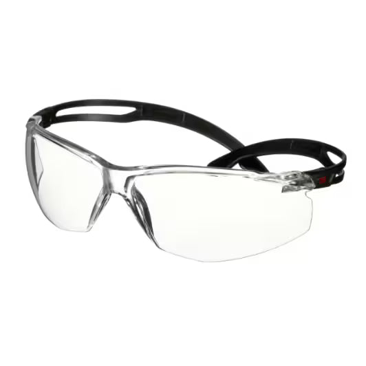 3M™ SecureFit™ 500 Veiligheidsbril, zwart montuur, antikras/anticondens, heldere lenzen, SF501AF-BLK-EU, 20/doos