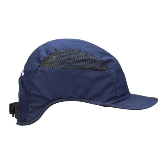 3M™ First Base™ 3-piece cap, 2021101, navy blue, short brim (55 mm), customized