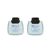 3M ™ Secure Click ™ Partikelfilter bei ärgerlichen Niveaus organischer Dämpfe/Sauergase und Ozon bis zu 10x OEL - P2 R - D3128 | 1 Stück