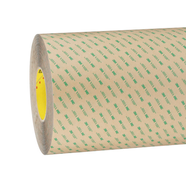3M™ VHB™ Transfer Tape F9473PC, Transparant, 1220 mm x 55 m, 0.26 mm