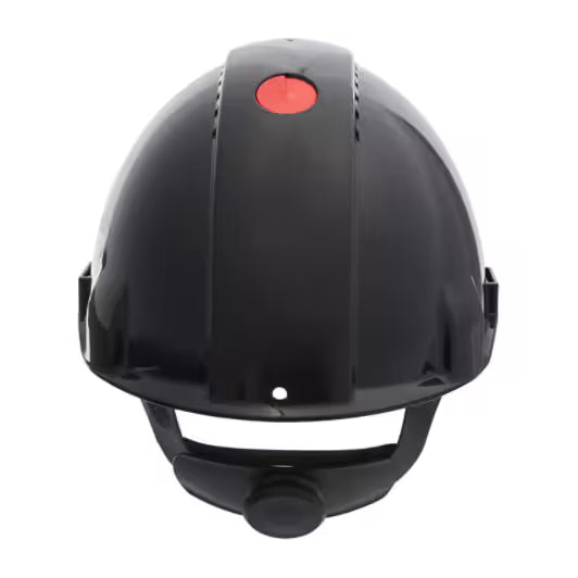 3M™ Safety Helmet, Uvicator, ratchet adjustment, ventilation, plastic sweatband, black, G3000NUV-SV