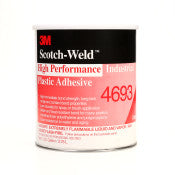 3M ™ hoher industrieller Plastikkleber 4693 - Leichte rötliche - Brown - 950 ml | 1 Exagry Box mit 12 Bus/Dose/Trommel