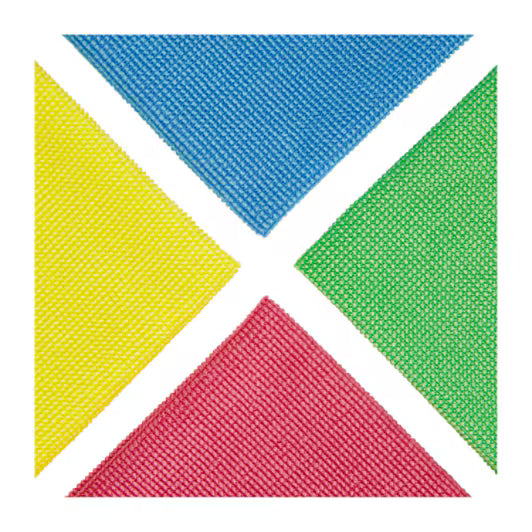 Scotch-Brite™ Standard Microfiber Cloths 2012, Green, 360 mm x 360 mm, 10/Pack