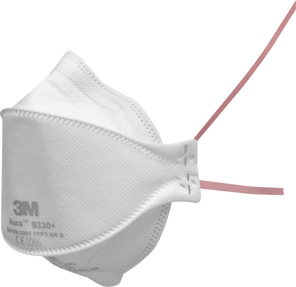 3M™ Aura™ Dust Mask, FFP3, without valve, 9330+