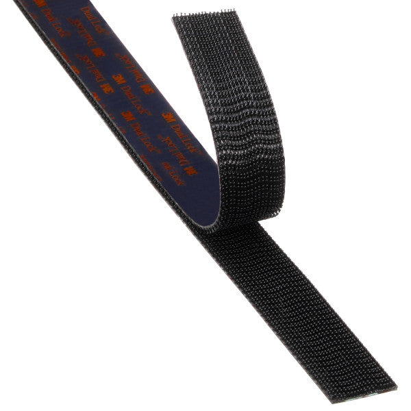 3M™ Dual Lock™ Hersluitbaar Klikband SJ3550CF, Zwart, 19 mm x 45.7 m, 5.7 mm, 40 kopjes/cm²