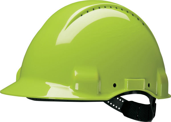3M™ Veiligheidshelm, Uvicator, pinlock, ventilatie, leren zweetband, Hi-Viz, G3000DUV-GB