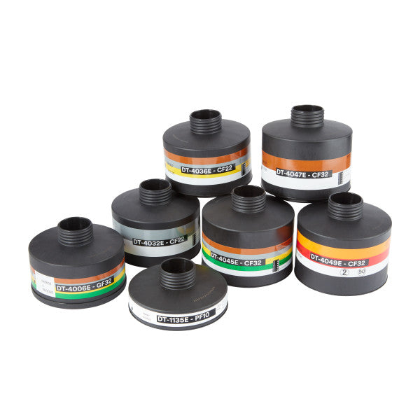3M™ Gas/damp-patroon en deeltjesfilter met DIN-schroefdraad CF32 A2B2E2K2P3 R D, DT-4045E