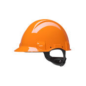 3M ™ Sicherheitshelm - Uvicator - Ratschenanpassung - ohne Belüftung - 1000 V Dielektrikum - Leder -Schweißband - Orange - G3001MUV100V -oor | 1 Übertreibung von 20 Stück