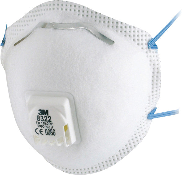 3M™ Stofmasker, FFP2, met ventiel, 8322