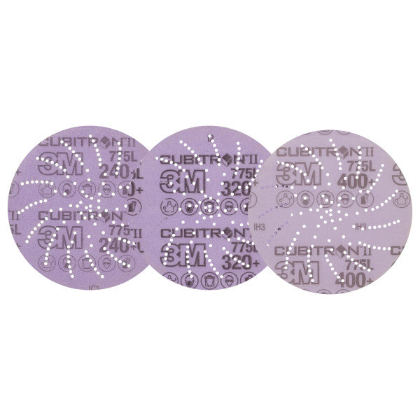 3M Xtract™ Cubitron™ II Film Disc 775L, 127 mm x NH, 240+ to 400+, 87435