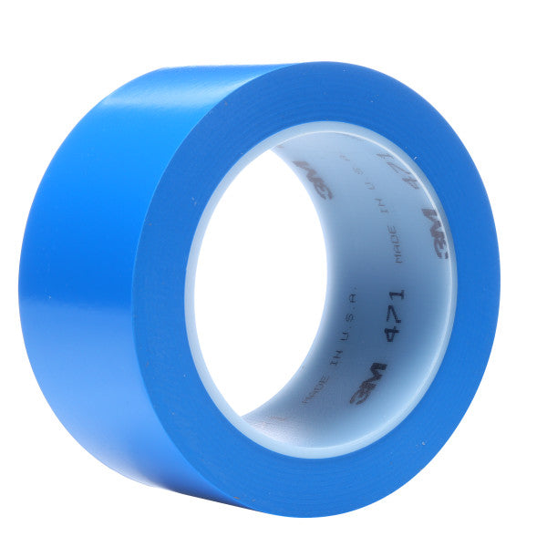 3M™ Vinyl Tape 471, Blauw, 1219.2mm x 33m