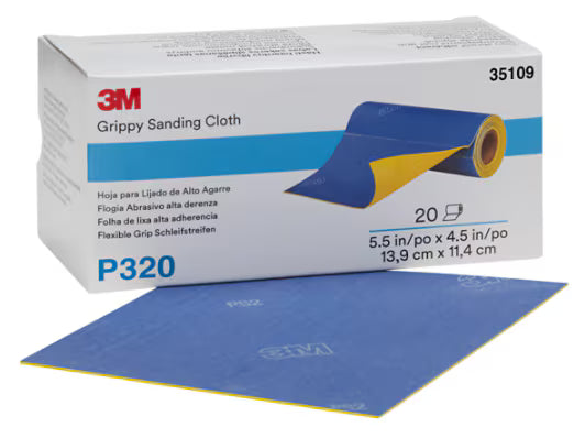 3M™ Flex Grip Handschuurvel, 139 mm x 114 mm, P320, 35109