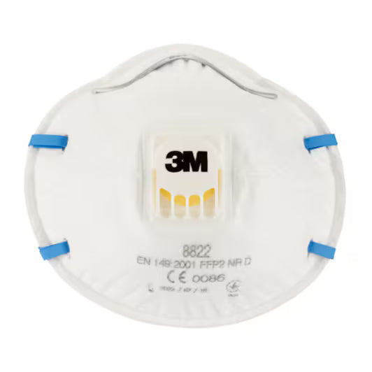 3M™ Cool Flow™ Staubmaske 8822, FFP2 NR D, mit Ventil, 3er-Packung