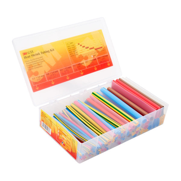 3M™ GTI Warmtekrimpkousbuis Assortmentdoos, 1.6 - 19 mm, 150 mm