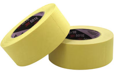 3M™ High Temperature Industrial Masking Tape 501E, Beige, 36 mm x 50 m