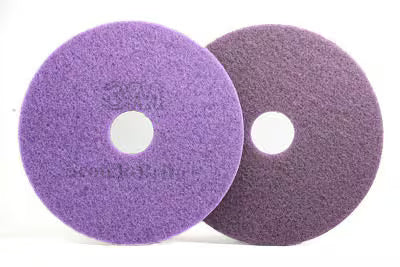 Scotch-Brite™ Diamanten Vloerpads, Paars, 406 mm, 5/Doos