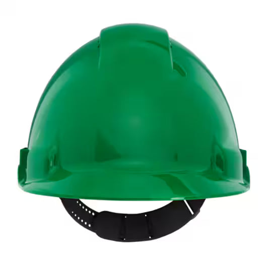 3M™ Safety Helmet, Uvicator, Pinlock, Ventilation, Plastic Sweatband, Green, G3000CUV-GP