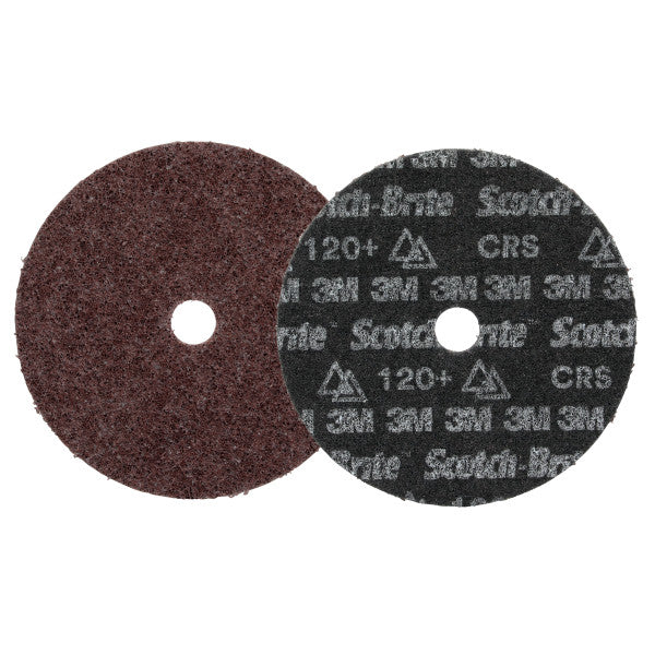 Scotch-Brite™ Precision Heavy Duty Surface Conditioning-schijf, HD-DH, Coarse 120+, 178 mm x 22.23 mm, 25 ...