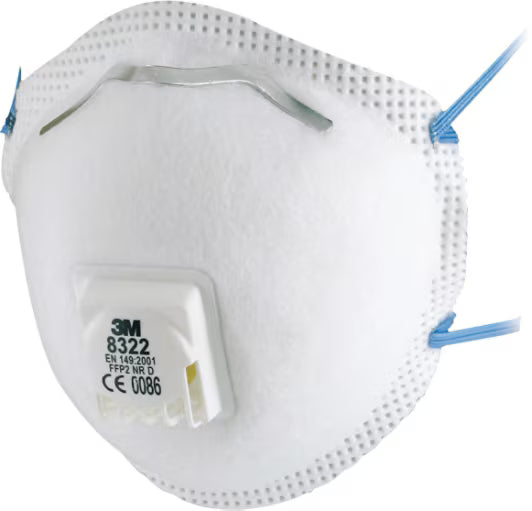 3M™ Dust Mask, FFP2, with valve, 8322