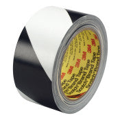 3M ™ Striped Safety Tape 5700 - Schwarz/Weiß - 50 mm x 33 m - 0,14 mm | 1 Übertreibung von 24 Rollen