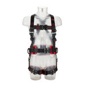 3M ™ Protecta® E200 Comfort Herbstschutzgeschirr für die Arbeitspositionierung - Horizontale Beinbänder - Schwarz - XL - 1161647 | 1 Stück