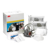 3M ™ Starter Set wiederverwendbare Maske - A1P2 R -Filter - Größe L - 06968m | 1 Externe Box mit 3 Kit