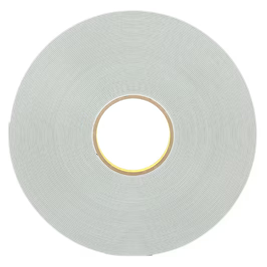 3M™ Double-Sided Foam Tape 9508W, White, 1500 mm x 66 m, 0.8 mm