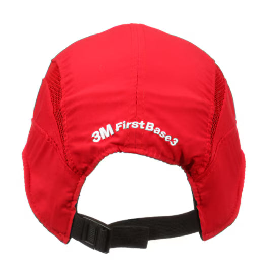 3M™ First Base™ 3 Impact Cap 2030616, Classic, red, short brim, 55 mm