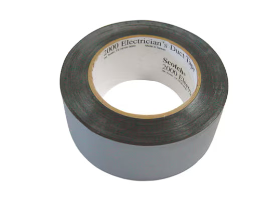 Scotch® 2000 Electrician's Universal Adhesive Tape, Grey, 50 mm x 46 m, 0.15 mm
