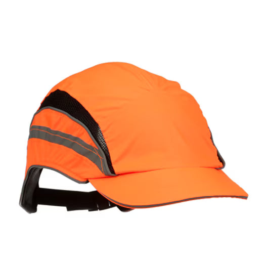 3M™ First Base™ 3 Impact Cap 2021874, Classic, hi-viz, orange, short brim, 55 mm, customized
