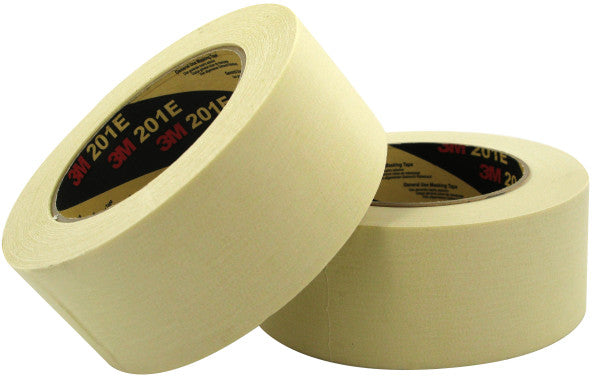 3M™ General Purpose Masking Tape 201E, Beige, 18 mm x 50 m, 0.135 mm
