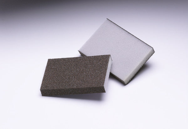 3M™ Hi-Flex Schuurspons, A/O Medium, Brown, 120 mm x 98 mm x 13 mm, 2-Sided