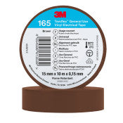 3M ™ TEMFLEX ™ Vinyl -Insolation Band 165 - Braun - 15 mm x 10 m | Rabattpalette A 10800 Stücke