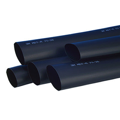 3M™ MDT-A Halfdikwandiger Warmtekrimkousbuis met Lijm, Zwart, 120/40 mm, 1 m