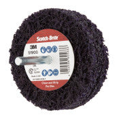 Scotch-Brite™ Clean and Strip Schijf XT-ZS Pro op stift - 75 mm x 13 mm x 6 mm - S XCRS | 1 stuks