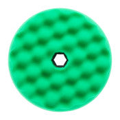 3M ™ Perfect -it ™ Foam Compound Pads - Schnelles Kupplungssystem - Grün - Profiled - 150 mm - 50962 | 1 externe Schachtel 6 Stück