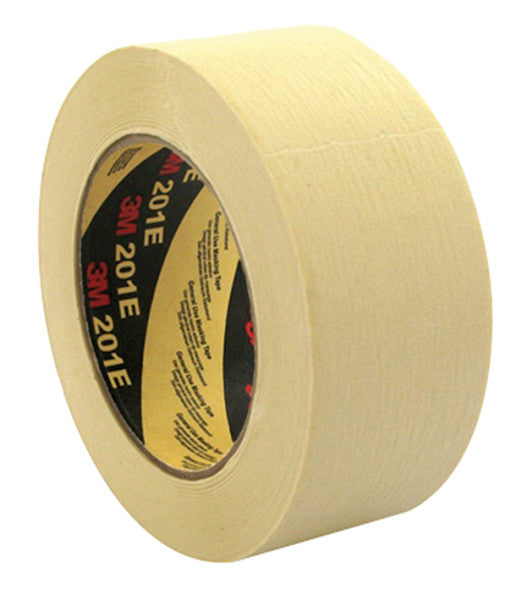 3M™ General Purpose Masking Tape 201E, Beige, 72 mm x 50 m, 0.135 mm
