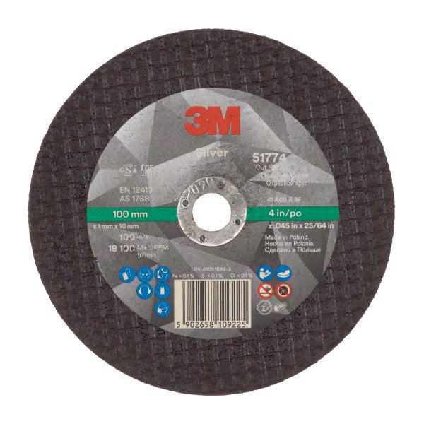 3M™ Silver Trennscheibe, T41, 100 mm x 1 mm x 10 mm