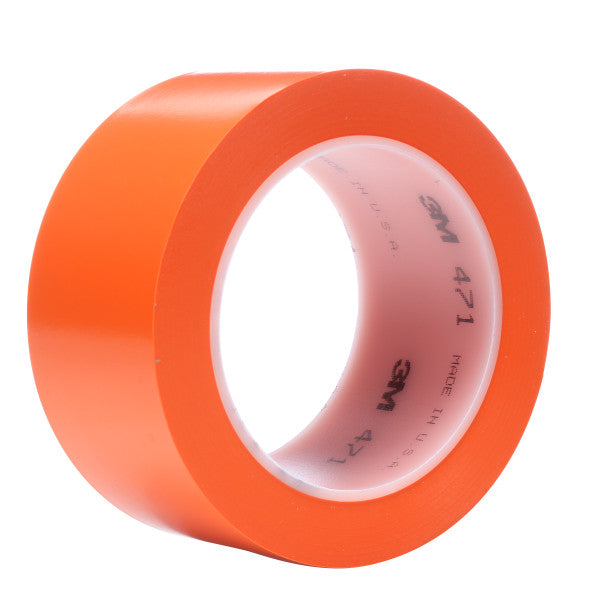 3M™ Vinyl Tape 471, Orange, 50 mm x 33 m, 0.14 mm